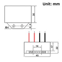 Dispositif de freinage électromagnétique redresseur demi-onde ZLKS-99/170-4 avec entrée 220V/380VAC et sortie 99V/170VDC
