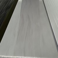 Panneau de plafond suspendu en PVC imperméable au design moderne et populaire pour les applications dans les salles de bain, les hôtels et les hôpitaux