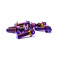 Vis à tête hexagonale en acier inoxydable coloré, titane, métriques M2-M10, longueurs 10mm, 25mm, 30mm, ISO, personnalisables