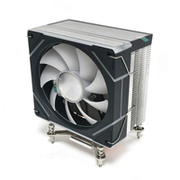 Ventiladores RGB de 120 mm 4HY-12B-9YLDG2, Ventilador de Refrigeración por Aire para CPU, Torre de Radiador con 4 Tubos de Cobre Niquelados, Lámpara ARGB PWM, Ventiladores para Torre de Computadora