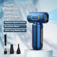 Mini ventilateur portatif et souffleur d'air USB en ABS, à vitesse variable, puissant, pour claviers et voitures, vente en gros