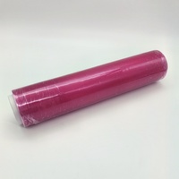 Ventes en gros de film alimentaire transparent en PVC de qualité alimentaire personnalisable, film souple transparent, grand rouleau pour l'emballage alimentaire