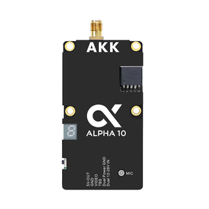 AKK Alpha 10 VTX 5.8GHz 80ch 10W 7W 5W 3W 1W Máy phát <span class=keywords><strong>video</strong></span> FPV có thể chuyển đổi công suất cao truyền <span class=keywords><strong>video</strong></span> âm thanh thông minh - Product Image 1