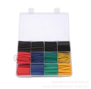 530 pièces 2:1 Eventronic Fil Électrique Câble Wrap Assortiment Câble Fil De Réparation Manchon 5 Couleur 8 Taille Thermorétractable Tube - Product Image 3