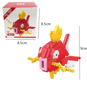 Jouets de construction en plastique pour enfants, petits blocs, connecteurs, jouets Pokemon, mini blocs, vente chaude - Product Image 2