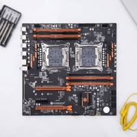 Carte mère HUANANZHI X99-8D4 double processeur, mémoire DDR4, E-ATX, LGA 2011-3, pour PC de bureau de jeu