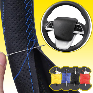 Cubierta de <span class=keywords><strong>volante</strong></span> de coche de cuero de microfibra deportiva para <span class=keywords><strong>Toyota</strong></span> <span class=keywords><strong>Prius</strong></span> 4 Mirai <span class=keywords><strong>Prius</strong></span> Prime 2015-2022 modelos compatibles 2016-2020 - Product Image 1