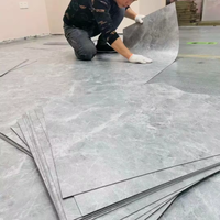 Carrelage PVC Auto-Adhésif 1,5mm Effet Marbre/Moquette avec Dos Adhésif Fort – Pose Facile "Peler et Coller" pour DIY