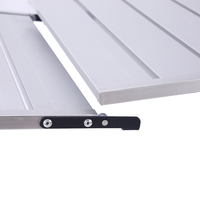 Table de cuisine portable en aluminium pour camping, pique-nique et pêche en extérieur