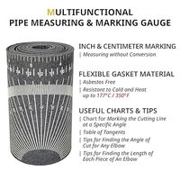 Gabarit de tuyau enveloppant LongTai High Quality Industries avec clip en métal pour soudeurs et monteurs de tuyaux 4 "W X 60" L