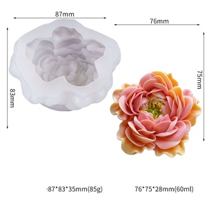 <span class=keywords><strong>Moule</strong></span> en <span class=keywords><strong>silicone</strong></span> 3D en forme de rose, de qualité alimentaire, <span class=keywords><strong>pour</strong></span> la fabrication de gâteaux à la mousse, de chocolat et de bougies - Product Image 6