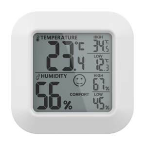 Higrómetro digital multifuncional inalámbrico Pantalla LCD Hogar Bebé Temperatura de la habitación Medidor de humedad OEM/ODM Hogar industrial - Product Image 6