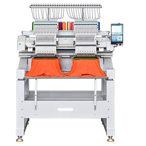 Portable Two Heads Computerized <strong>Embroidery</strong> <strong>Machine</strong> 400x500mm 3 in 1 Cap Flat Garment <strong>Embroidery</strong> <strong>Sewing</strong> <strong>Machine</strong> - Product Image 3