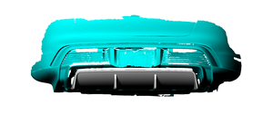 Diffuseur arrière sec en Fiber de carbone pour <span class=keywords><strong>Porsche</strong></span> <span class=keywords><strong>Taycan</strong></span> 9J1 <span class=keywords><strong>Turbo</strong></span> <span class=keywords><strong>S</strong></span> Sedan 4 portes 2019-2021 - Product Image 2