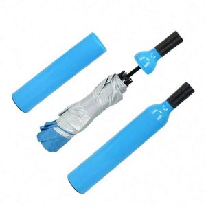 Parapluie pliable compact anti-UV et coupe-vent pour l'extérieur avec porte-bouteille – Vente en gros promotionnelle - Product Image 1