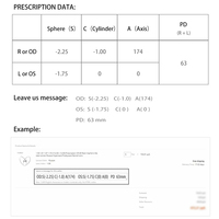 Verres progressifs de bureau 1.56 1.61 1.67 avec une grande et large zone de vision, distance intermédiaire pour la lecture sur ordinateur