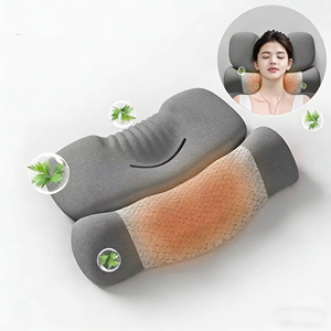 Massaggiatore per il Collo con Calore per Alleviare il Dolore, Cuscino Cervicale Portatile in Memory Foam per Comfort del Collo <span class=keywords><strong>e</strong></span> delle Spalle - Product Image 1