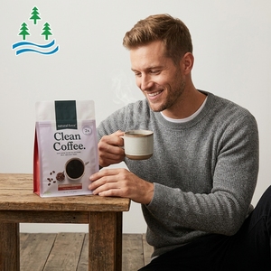 Bolsa con Fondo Plano Personalizada Reciclable de 12OZ 16OZ 250g 500g 1kg, Bolsa Doypack con Válvula de Desgasificación Unidireccional y Cierre Hermético - Product Image 1