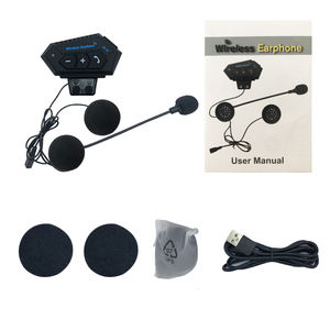 Audífonos Para Casco, <span class=keywords><strong>Kit</strong></span> de <span class=keywords><strong>Manos</strong></span> <span class=keywords><strong>Libres</strong></span> para Casco de Motocicleta BT12, Auriculares Inalámbricos Bluetooth a Prueba de Agua para Casco - Product Image 4