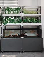 Système aquaponique écologique Seedafarm à recirculation avec éclairage LED pour plantes, intégration de poissons, jardin intérieur et culture de légumes