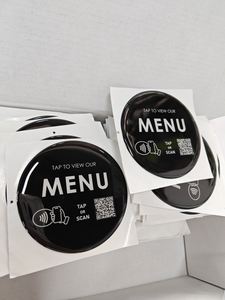 Etiqueta Adhesiva Epoxi NFC Impermeable de 68x68mm para Reseñas de Google, Placa de Menú NFC, Etiqueta Epoxi de Menú NFC - Product Image 3