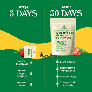 China OEM <span class=keywords><strong>Super</strong></span> hijau permen Gummies <span class=keywords><strong>Super</strong></span> dengan prebiotik buah Vegan sayuran antioksidan suplemen Herbal untuk nutrisi - Product Image 5