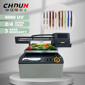 Imprimante UV à plat 60*90, imprimante numérique pour bouteilles, verre, acrylique, tête d'impression <span class=keywords><strong>Eps</strong></span> Xp600, imprimante UV grand format - Product Image 1