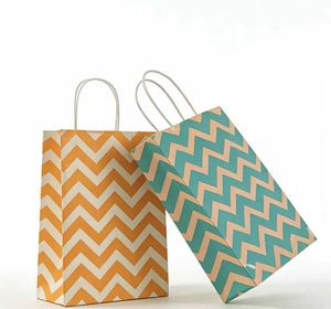 Colorful <b>Patterned</b> <b>Paper</b> Gift Bags Portable Grocery Shopping Bags Decorative Party Favor Bags for Gifts - Product Image 1