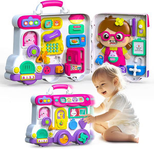 54 en 1 bébé occupé conseil Montessori apprentissage jouet té<span class=keywords><strong>l</strong></span>éphone avec anglais <span class=keywords><strong>espagnol</strong></span> Modes 10 chansons motricité voyage jouet <span class=keywords><strong>pour</strong></span> les tout-petits - Product Image 1