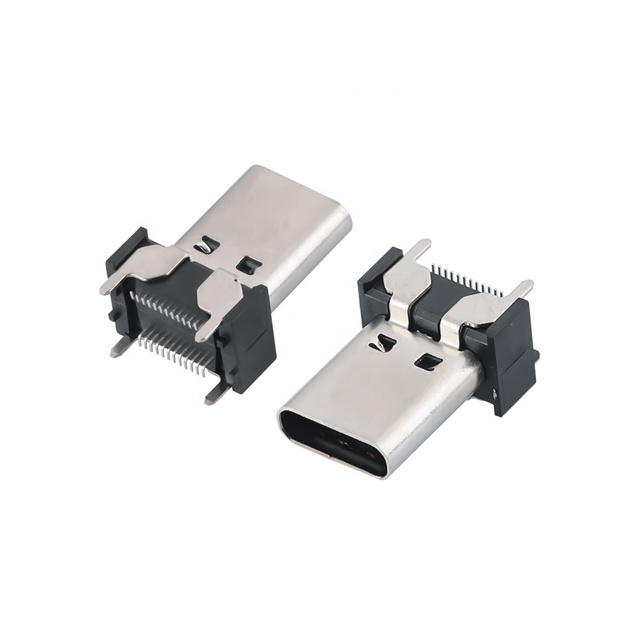 MUP 24PIN Dual-row SMT Vertical C Type Usb Connector Height=15.00mm Replace JAE Type for Charger and Data Transfer