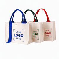 Sacs fourre-tout en toile personnalisés avec logo imprimé, sacs de shopping réutilisables en coton grande capacité pour femmes, boutiques et commerces de détail
