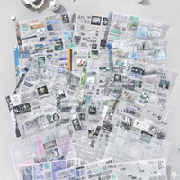 SIMNO M5 Kit d'effets décoratifs style coréen Or et Argent 5.0 Thème littéraire pour Journalisation, Décoration et Cartes DIY
