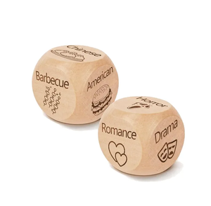 Dés <span class=keywords><strong>de</strong></span> décision alimentaire à emporter personnalisés dés <span class=keywords><strong>de</strong></span> décision alimentaire cadeau pour les gourmands - Product Image 4