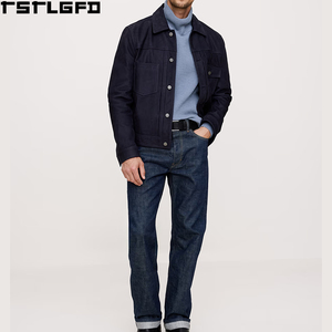 Pull thermique en coton à <span class=keywords><strong>col</strong></span> montant pour <span class=keywords><strong>homme</strong></span>, tricot fin lourd, style <span class=keywords><strong>col</strong></span> <span class=keywords><strong>roulé</strong></span>, OEM/ODM, fabricants de vêtements - Product Image 3