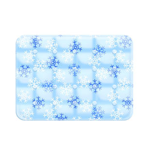 Tapis rafraîchissant pour animaux de compagnie en PVC d'été, épaissi pour chats et chiens, fournitures pour animaux de compagnie, coussin de glace pour animaux de compagnie, lavable, résistant aux rayures, coussin pour chenil - Product Image 5