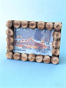 Индивидуальные фоторамки ручной работы из массива дерева с акриловым покрытием высокой четкости 4x6 и 5x7, настенные, с возможностью нанесения логотипа, образец - Product Image 3