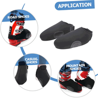 Couvre-embouts de chaussures de ski ajustables personnalisés en néoprène coupe-vent, manchons de protection chauds pour chaussures de ski alpin et de snowboard
