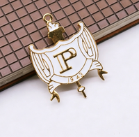 Colgante Redondo Personalizado ZPB Zeta Phi Beta, el Más Vendido, para Decoración de Collares y Pulseras, Venta al por Mayor