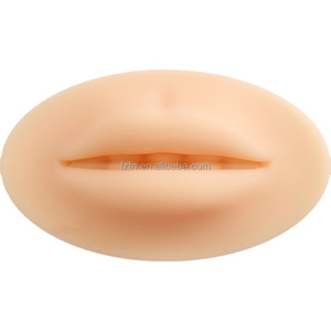 Mais recente Lip Tattoo Practice 3D Lip Skin Open Mouth Soft Silicone Latex para Microshading Realista Permanente Maquiagem Training Tool - Product Image 2