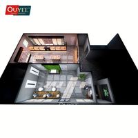 Vitrine en verre OUYEE pour magasin de tabac avec serrure - Vitrine de vente au détail pour dispensaire - Taille/couleur personnalisable - Garantie de 3 ans