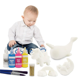 Slow-rise squisshies Unicorn quà tặng cho cô gái nghệ thuật và hàng thủ công sơn của riêng bạn Cầu Vồng & awesomeness squisshies DIY Kit - Product Image 5