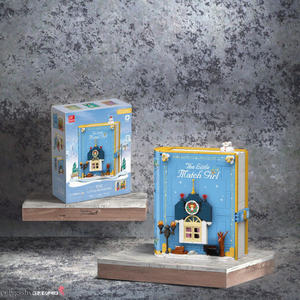 Set <span class=keywords><strong>de</strong></span> Bloques <span class=keywords><strong>de</strong></span> Construcción <span class=keywords><strong>de</strong></span> la <span class=keywords><strong>Cuentos</strong></span> <span class=keywords><strong>de</strong></span> Hadas 'La Pequeña Vendedora <span class=keywords><strong>de</strong></span> Fósforos', Modelo <span class=keywords><strong>de</strong></span> Ladrillos con Escena Invernal <span class=keywords><strong>de</strong></span> Muñeco <span class=keywords><strong>de</strong></span> Nieve, Decoración DIY, Regalo - Product Image 4