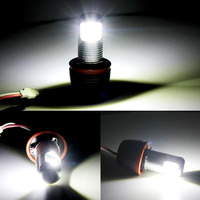Feux antibrouillard et phares LED Angel Eye Ring 10W, compatibles avec E39 E46 E90 E92