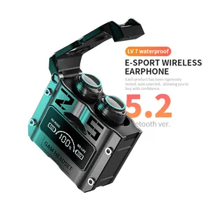 New Product Wholesale Mecha Style Earphone Bluetooth Wireless M25 For Sports