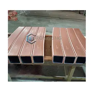 China Fábrica 160*160mm Tubo de molde de cobre para máquina de fundição contínua
