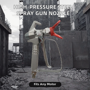 เครื่องพ่นสีไฟฟ้าแรงดันสูงแบบไร้อากาศ หัวฉีดสแตนเลส 3500psi มอเตอร์อเนกประสงค์ สำหรับงานก่อสร้างอุตสาหกรรม - Product Image 4