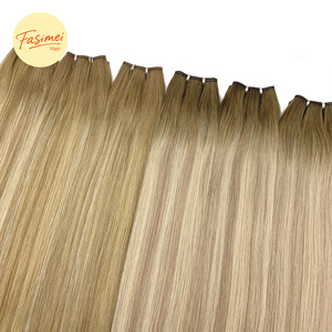 ผมต่อแท้บราซิล Remy คุณภาพระดับมืออาชีพสำหรับร้านเสริมสวย Fasimei  แบบ Slavic Genius Weft  ช่วยปกป้องหนังกำพร้าผม  อายุการใช้งาน 1 ปี - Product Image 3