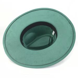 Groothandel Vrouwen Trendy Mode Brede Rand Suède Vilten Hoed Panama Hoed Effen Patroon Jurk Voor Feest En Vissen Scènes - Product Image 4