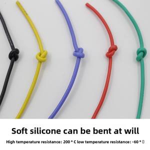 Câble <span class=keywords><strong>électrique</strong></span> HIMNO 2/0 multibrin en caoutchouc silicone souple <span class=keywords><strong>gaine</strong></span> RV 600V IP67, fil de cuivre étamé 22/0 AWG, câblage AWM - Product Image 6