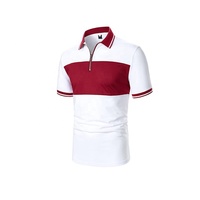 T-shirts de golf décontractés brodés en maille unie grande taille pour hommes, séchage rapide, légers, à manches courtes, hauts de sport écologiques